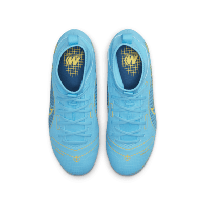 Calzado de fútbol para terrenos múltiples para niños de preescolar y grandes Nike Jr. Mercurial Superfly 8 Academy MG
