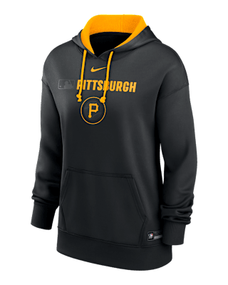 Женское худи Pittsburgh Pirates Authentic Collection City Connect Nike Therma MLB Pullover Hoodie