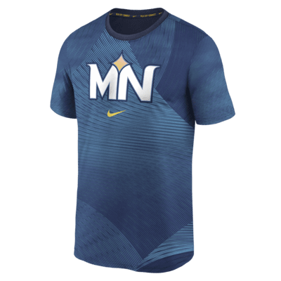 Мужская футболка Minnesota Twins City Connect Practice Velocity