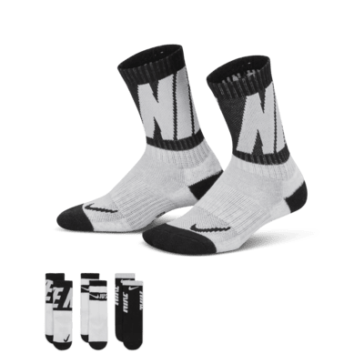 Nike Dri-FIT Sport Little Kids' Crew Socks (3 Pairs)