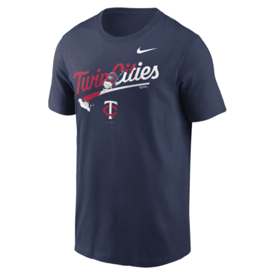 Nike Minnesota Twins Hometown Men's MLB T-Shirt Blue