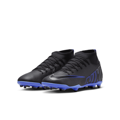 Tacos de fútbol de corte high para terrenos múltiples para niños de preescolar y grandes Nike Jr. Mercurial Superfly 9 Club