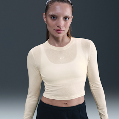 Nike Sportswear Chill Knit Women's Slim Long-Sleeve Cropped Top