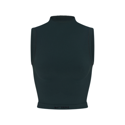 Bra de corte largo con cuello alto para mujer NikeSKIMS Vintage Seamless