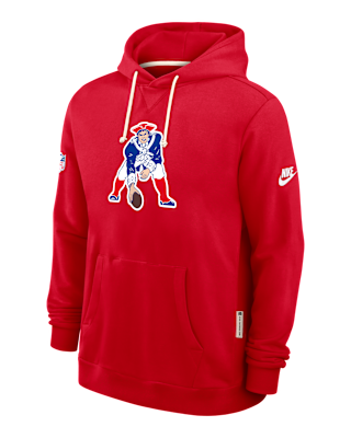 Мужское худи New England Patriots Alt Offensive Set Play Sideline Nike Dri-FIT NFL Pullover Hoodie