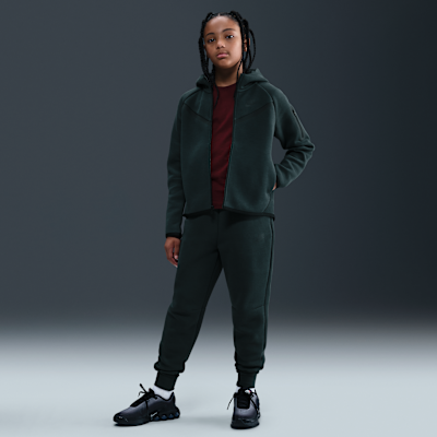 Nike Sportswear Tech Fleece-Hoodie mit durchgehendem Reißverschluss (Mädchen)