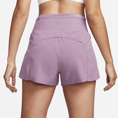 Shorts de running con ropa interior integrada de 8 cm de tiro alto para mujer Nike Dri-FIT