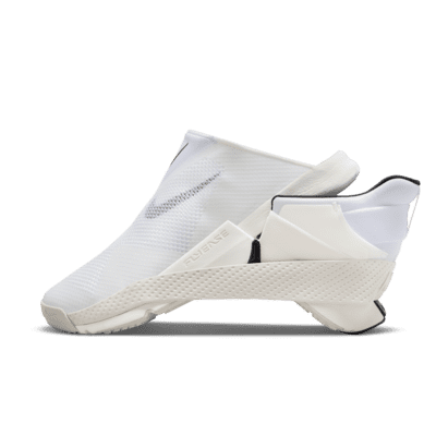 white nike slip on womens