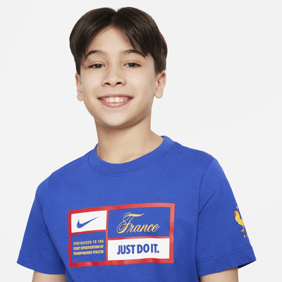 T-shirt piłkarski dla dużych dzieci Nike FFF