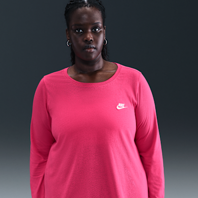 Nike Sportswear Club Women's Long-Sleeve T-Shirt (Plus Size)