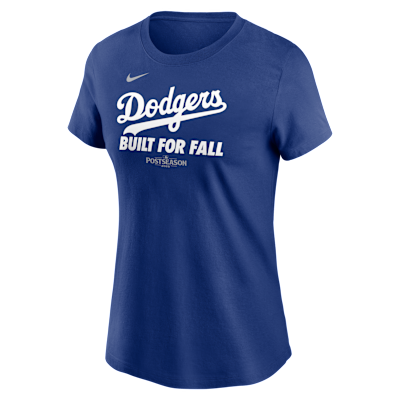 Los Angeles Dodgers 2025 Postseason Authentic Collection Women's Nike MLB T-Shirt