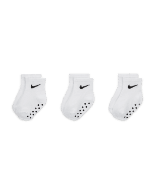 Детские носки Nike Core Swoosh Toddler Gripper Socks Box Set (3 Pairs)