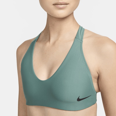 Top de bikini con espalda en Y Nike Hydralock Fusion para mujer