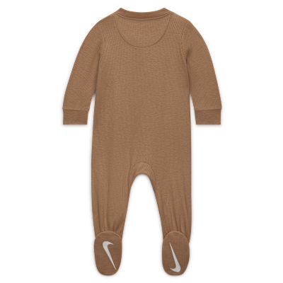 Nike Baby (0-9M) Viscose Waffle Knit Footed Coverall