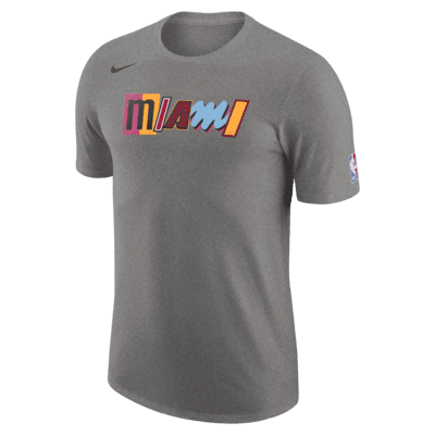 Playera con logotipo de la NBA Nike para hombre Miami Heat City Edition