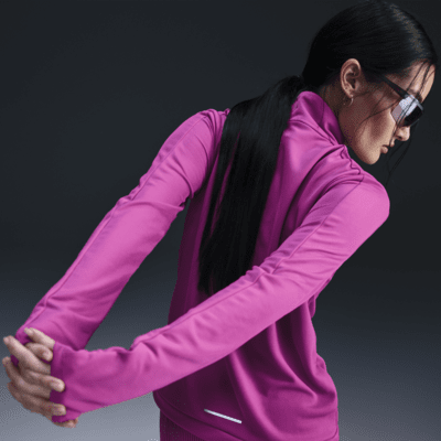 Nike Dri-FIT Pacer Damen-Pullover mit Viertelreißverschluss