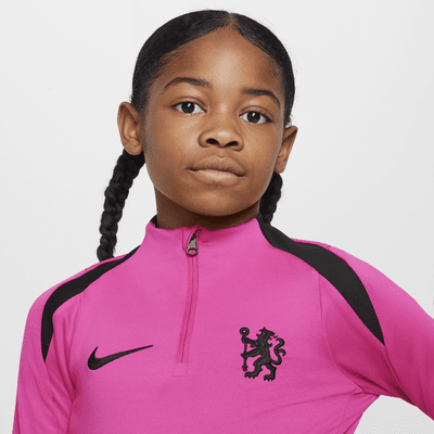 Chelsea FC Strike Derde Nike Dri-FIT voetbaltrainingstop voor kids