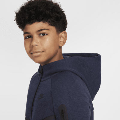 Nike Sportswear Tech Fleece Hoodie mit durchgehendem Reißverschluss für (ältere Kinder, erweiterte Größe)