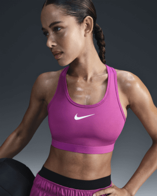 Женские  Nike Swoosh High Support Non-Padded Adjustable Sports Bra