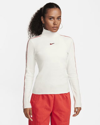 Nike femme outlet long sleeve rib