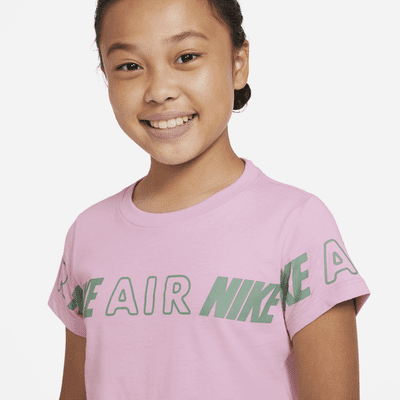 Nike Air Big Kids' (Girls') Cropped T-Shirt. Nike.com