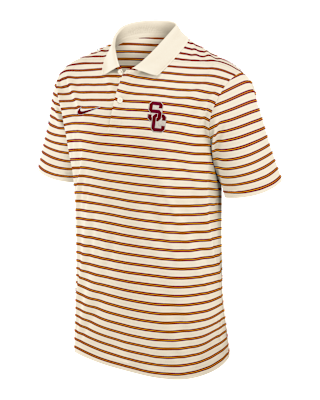 Мужские  USC Striped Nike Dri-FIT College Polo