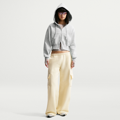 Nike Sportswear Phoenix Fleece Women's Loose Full-Zip Cropped Hoodie