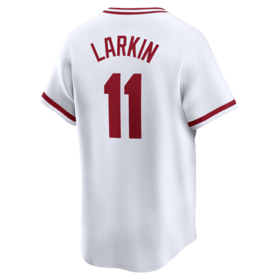 Barry Larkin Cincinnati Reds Cooperstown Men's Nike Dri-FIT ADV MLB Limited Jersey