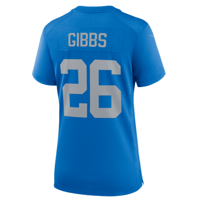 Jahmyr Gibbs Detroit Lions Women's Nike NFL Game Football Jersey