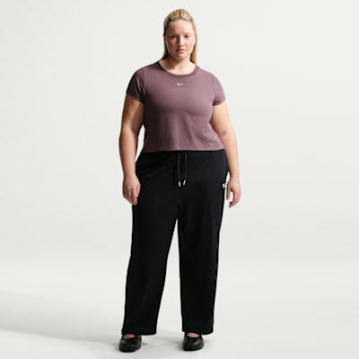 Nike Sportswear Chill Knit Women's Cropped T-Shirt (Plus Size)