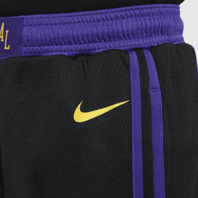 Los Angeles Lakers 2023/24 City Edition Older Kids' Nike Dri-FIT NBA Swingman Shorts