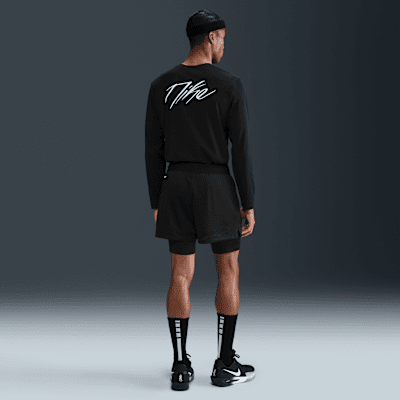 Nike Icon Shorts de básquetbol Dri-FIT de 10 cm 2 en 1 para hombre