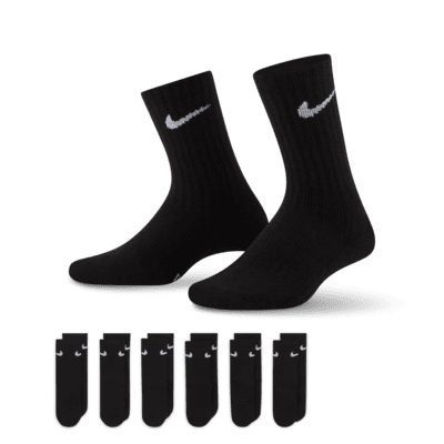 Calcetines largos para niños talla pequeña Nike Dri-FIT (6 pares). Nike.com