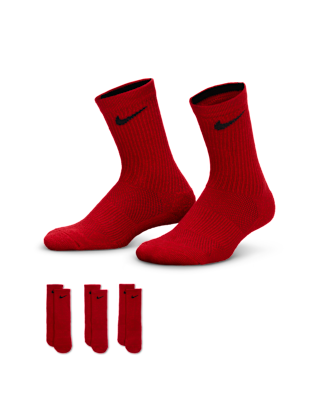 Unisex носки Nike Dri-FIT Elite Little Kids' Crew Socks (3 Pairs)