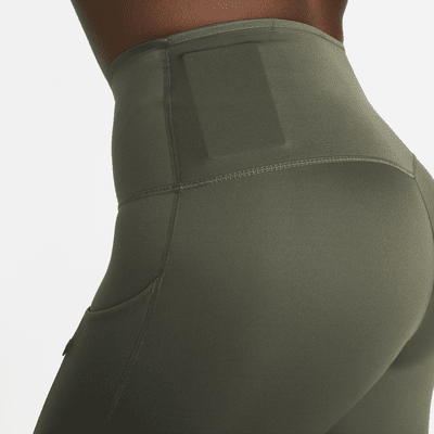 Leggings con bolsillos de tiro alto de largo completo de sujeción firme para mujer Nike Go