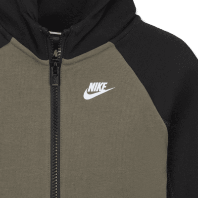 Conjunto de sudadera con capucha con cierre y pantalón para bebé (12 a 24 meses) Nike Sportswear Tech Fleece