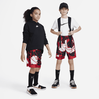 Nike Dri-FIT Elite Big Kids' Printed Basketball Shorts