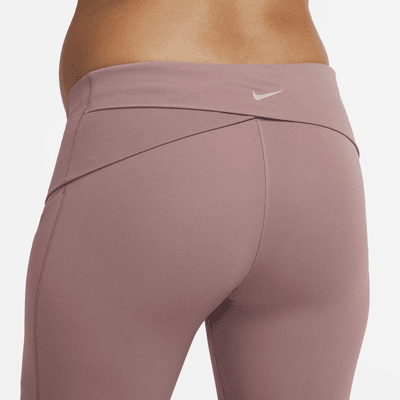 Leggings de maternidad de tiro alto de 7/8 de baja sujeción con bolsillos para mujer Nike Zenvy (M)