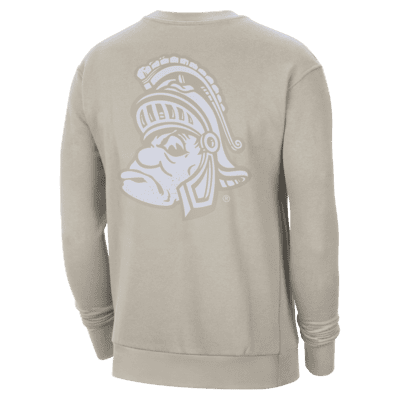 Michigan State Men's Nike College Crew-Neck Sweatshirt