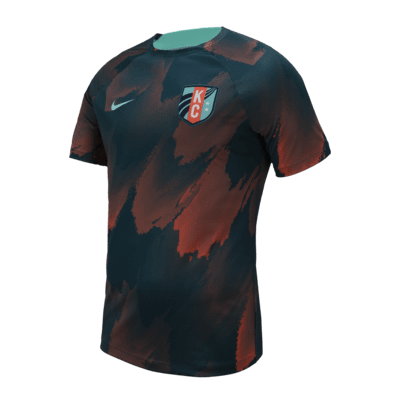 Kansas City Current Men's Nike NWSL Pre-Match Top