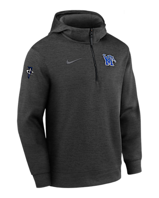 Мужское худи Memphis Tigers Nike NCAA Basketball Coaches' Pullover Hoodie для баскетбола