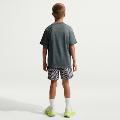 Shorts de entrenamiento Dri-FIT de tejido Woven para niño talla grande Nike Multi