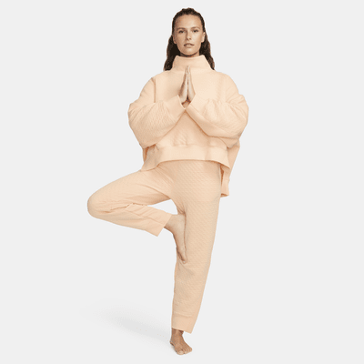 Nike Yoga Therma-FIT Oversize-Damenhose mit hohem Bund