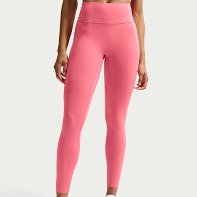 Leggings de cintura alta sin costura delantera de 7/8 para mujer Nike Universa