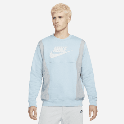 nike foundation crew sweatshirt grey