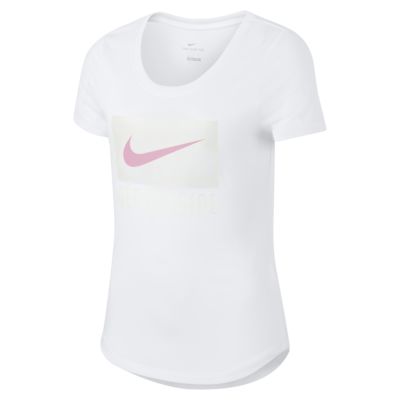 nike curved hem t shirt