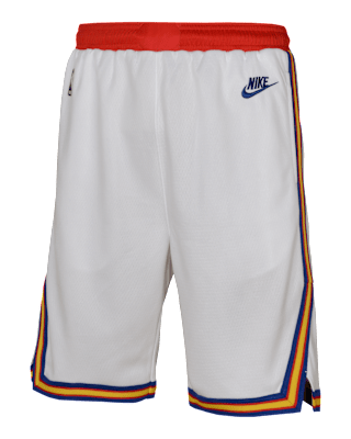 Подростковые шорты Golden State Warriors 2024/25 Hardwood Classics Big Kids' Nike NBA Swingman Shorts