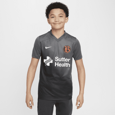 Bay FC 2024 Stadium Secondary Big Kids' Nike Dri-FIT NWSL Replica ...