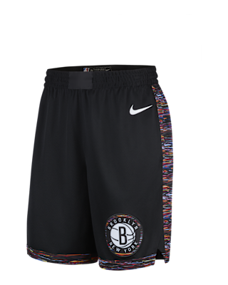 Мужские шорты Brooklyn Nets City Edition Nike Dri-FIT NBA Swingman Shorts