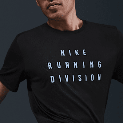 Playera de correr de manga corta Dri-FIT para hombre Nike Running Division